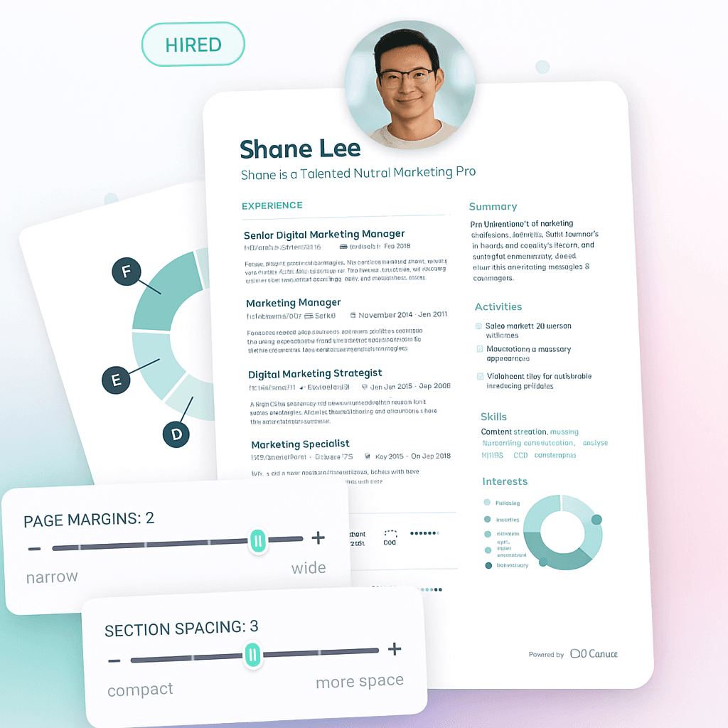 Resume preview